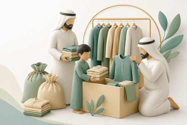 مبادرة كسوة المحتاجين ضمن برامج العطاء